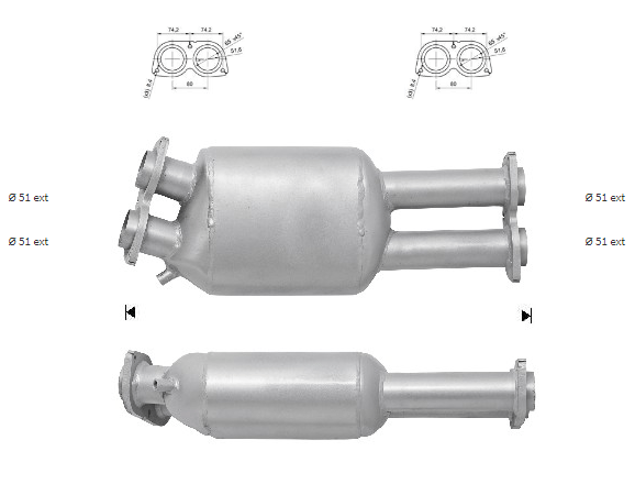 Filtros de partículas BMW - Catalizador Camión