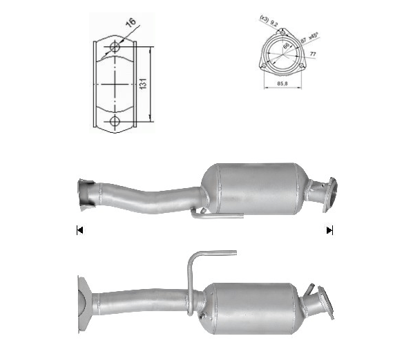 Filtro de partículas JEEP GRAND CHEROKEE - Catalizador Camión